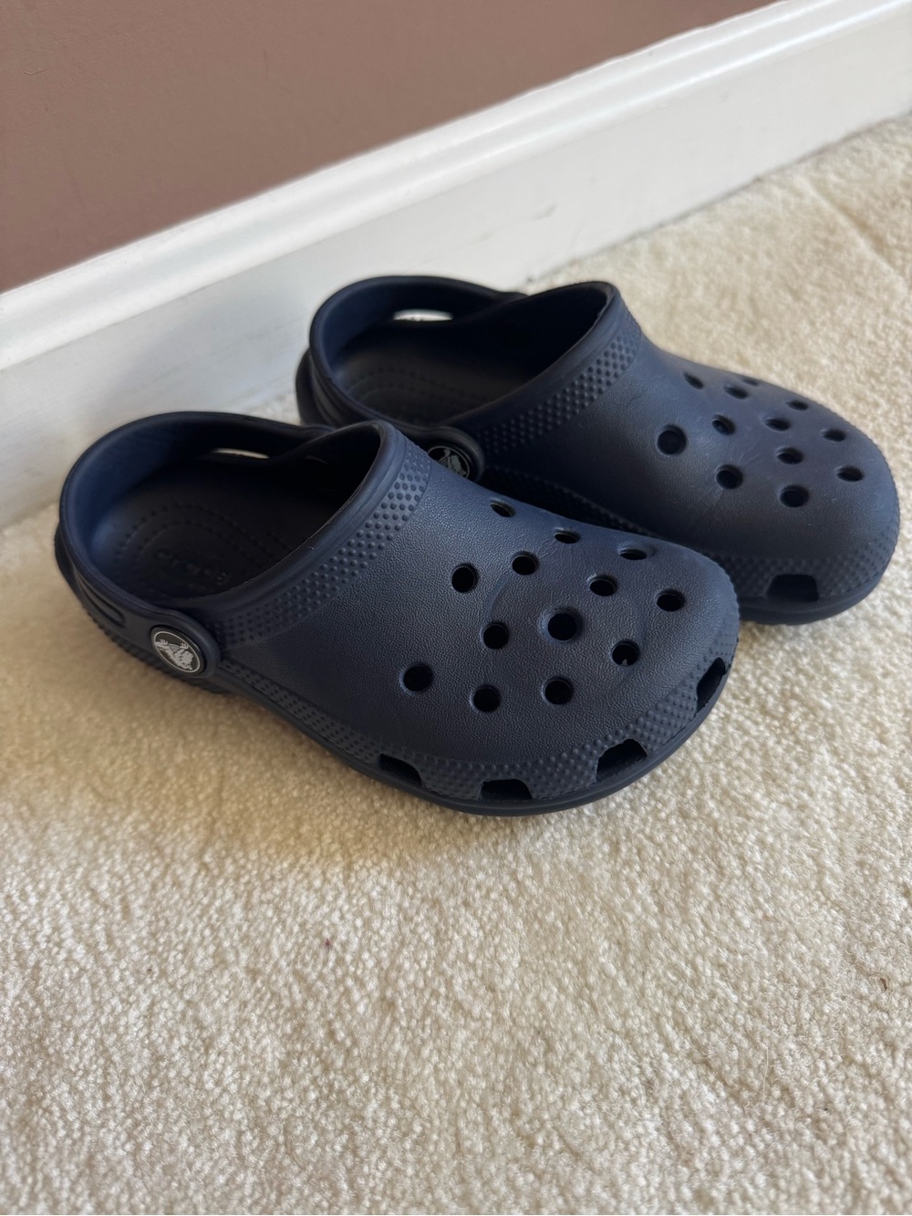 CROCS Kids Classic Clog in Navy Blue